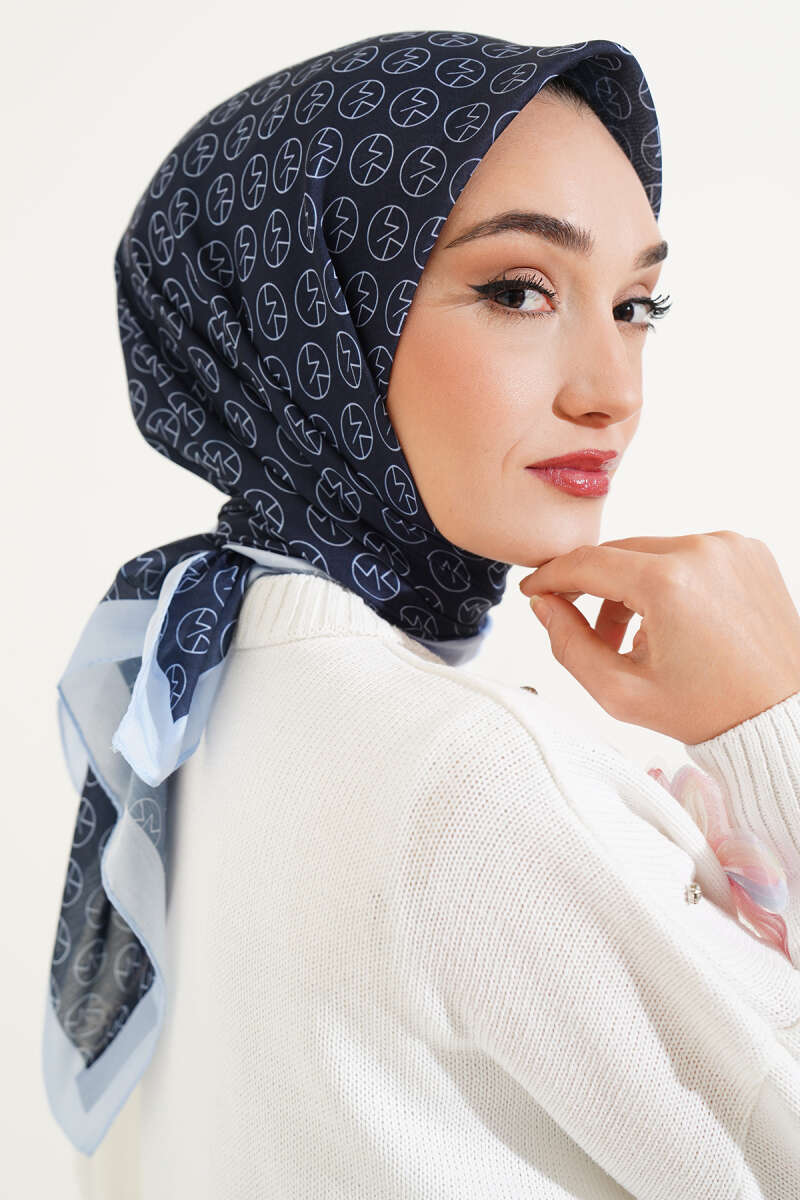 Soft Scarf Blue - Image 5