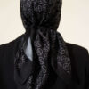 ⁦Soft Scarf Black⁩ - الصورة ⁦3⁩