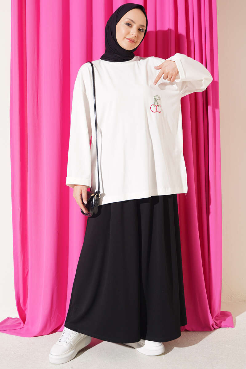 Embroidered Panel Tunic Set Assorted - Afbeelding 2