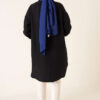 Ribbed Detail Oversized Shirt Black - Imagen 3