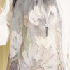 Bamboo Crinkle Shawl with Nilufer Pattern Beige - Afbeelding 3