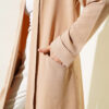 Open-front cardigan with pockets Latte - immagine 4