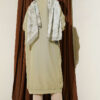 Front-Buttoned Long Cardigan in French Terry Hazel - Image 3