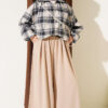 Pleated Front Loysha Pants Beige – Image 2