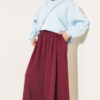 Pleated Front Loysha Pants Burgundy – Image 2