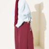 Pleated Front Loysha Pants Burgundy – Image 3