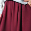Pleated Front Loysha Pants Burgundy – Image 4