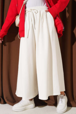 Pleated Front Loysha Pants Ecru