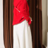 Pleated Front Loysha Pants Ecru – Image 3