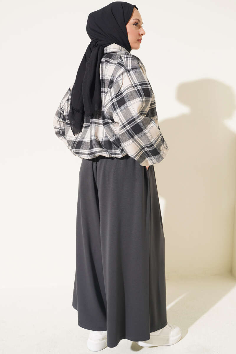 Pleated Front Loysha Pants Smoke – Image 3