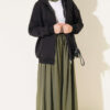 Pleated Front Loysha Pants Khaki – Image 2