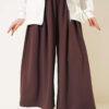 Pleated Front Loysha Pants Brown