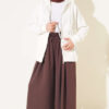Pleated Front Loysha Pants Brown – Image 2