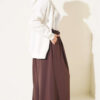 Pleated Front Loysha Pants Brown – Image 3