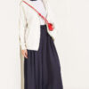 Pleated Front Loysha Pants Navy Blue – Image 2