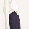 Pleated Front Loysha Pants Navy Blue – Image 3
