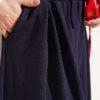 Pleated Front Loysha Pants Navy Blue – Image 4