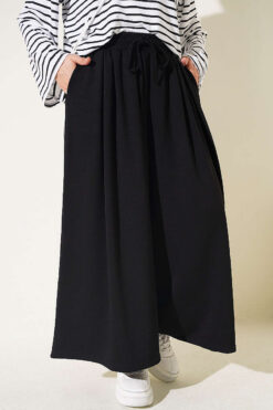 Pleated Front Loysha Pants Black