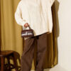 Knitted French terry sweater Beige - immagine 2