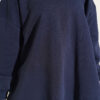 Oversized Drop Shoulder Tunic Navy Blue – Bild 4