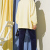 Oversize Interlock Basic Tunic Yellow – Bild 3