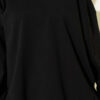 Oversize Interlock Basic Tunic Black – Bild 4