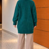 Oversized Ribbed Knit Tunic Nefti – Bild 4