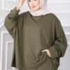 Oyşo Tunic and Pants Two-Piece Set Khaki - immagine 2