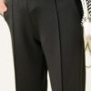 Hem Edge Detail Scuba Pants Black - immagine 4
