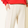 Hem Edge Detail Scuba Pants Stone - immagine 4