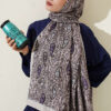 Paisley Print Modal Scarf Stone - Image 2
