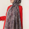 Paisley Print Modal Scarf Stone - Image 5