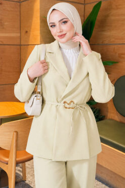 Alternative view of Two-Piece Set with Patch Detail and Jacket Hazel