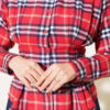 Plaid Shirt with Pen Detail Red – Image 4
