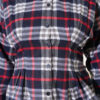 ⁦Plaid Shirt with Pen Detail Navy Blue⁩ - الصورة ⁦4⁩