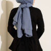 Striped Cross-Over Knit Tunic with Drawstring Black - immagine 3