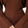 Striped Side-Tie Tunic Brown – Bild 4