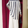 Pile-Detail Wide-Leg Trousers White – Image 3