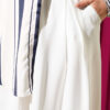 Pile-Detail Wide-Leg Trousers White – Image 4
