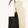 ⁦French Terry Jogger Pants with Pile Detail and Drawstring Black⁩ - الصورة ⁦3⁩