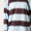 Color-block Polo Neck Two-Piece Set Baby Blue - Imagen 4