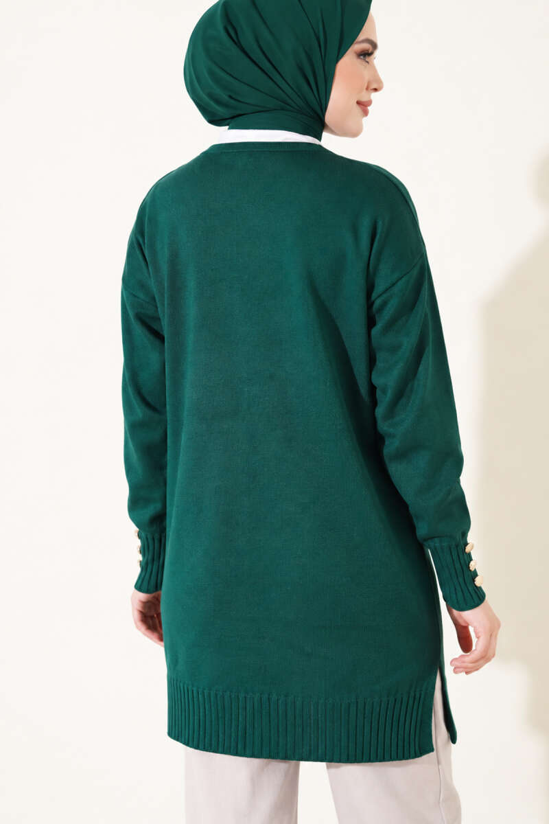 Polyelit Embroidered French Terry Cardigan Nefti - الصورة 4