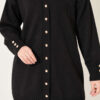 Polyelit Embroidered French Terry Cardigan Black - Imagen 4