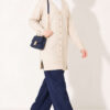 Polyelit Embroidered French Terry Cardigan Stone - الصورة 3