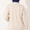 Polyelit Embroidered French Terry Cardigan Stone - الصورة 4