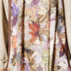 Colorful Leaf Pattern French Terry Shawl Brown – Bild 4
