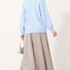 Ribbed Basic Knit Sweater Baby Blue - immagine 4