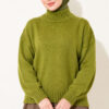 Ribbed Basic Knit Sweater Dark Brown - immagine 7