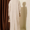 Braided Knit Dress Beige – Image 3