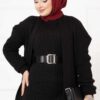 Braided Knit Two-Piece Set Black – Image 2